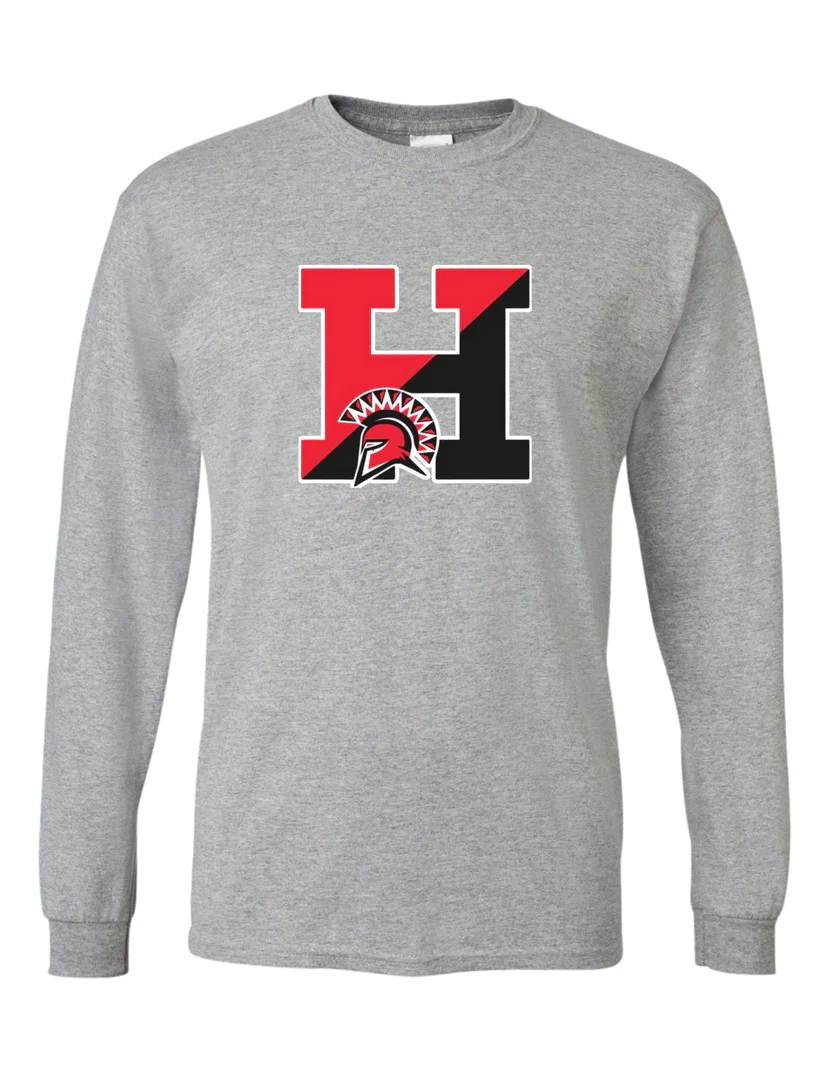Harrison H Spartan Logo - Gray