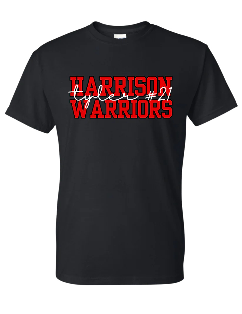 Harrison Warriors + Player Name