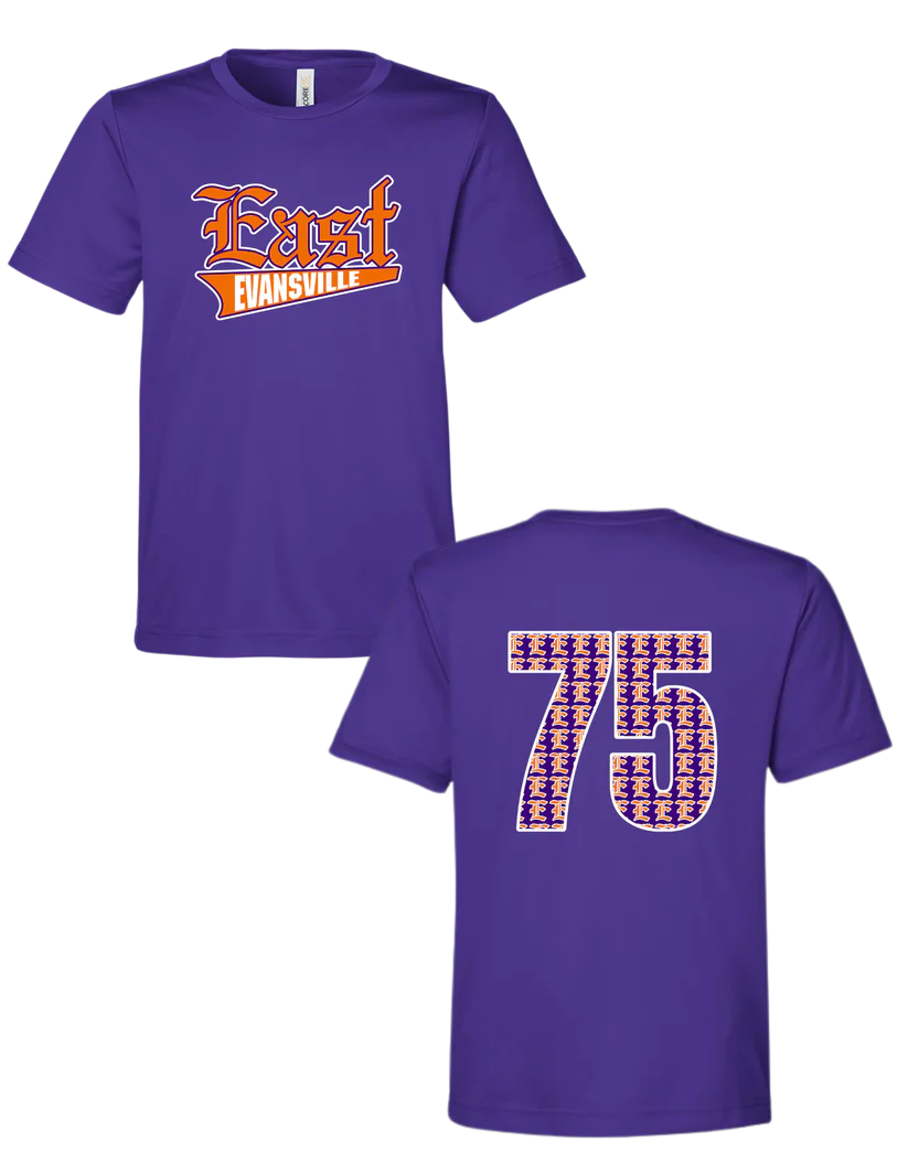 75th Anniversary - East, 75 East Print on Back