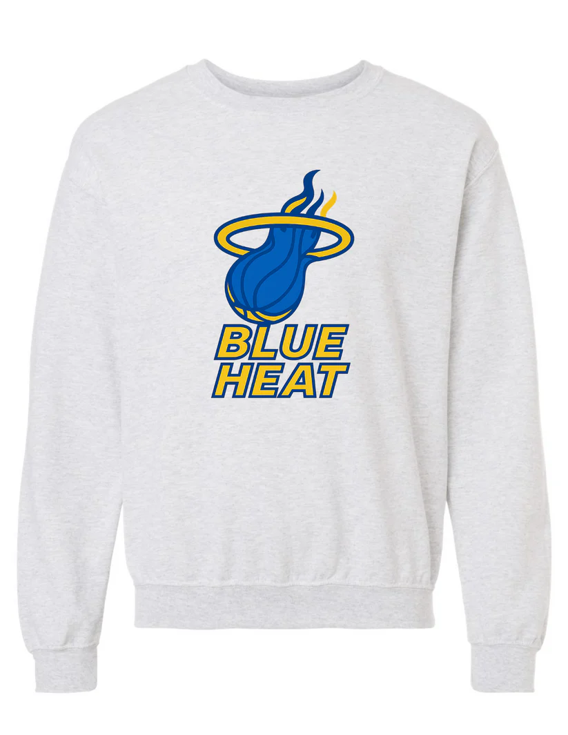 Blue Heat - Ash Gray - Main Logo